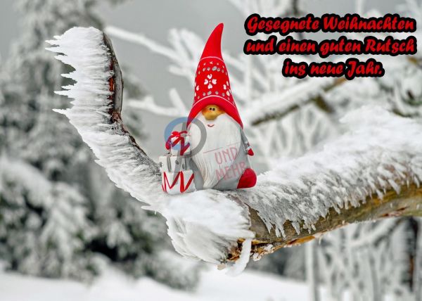 201- Weihnachtskarte Wichtel