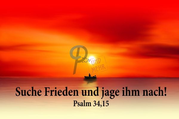 635 - Jahreslosung 2019 -Sonnenuntergang-