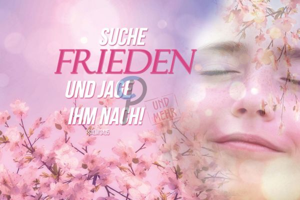 613 Jahreslosung 2019 Gesicht mit Blüten