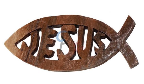 189-Jesus Ichthys Poster