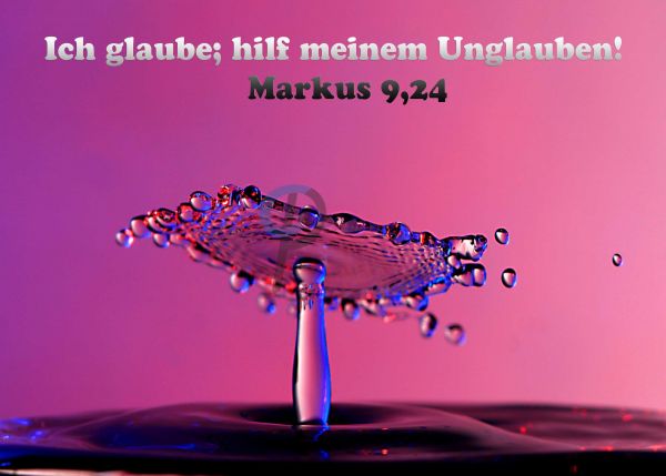 712 - Jahreslosung 2020 - Wassertropfen pink