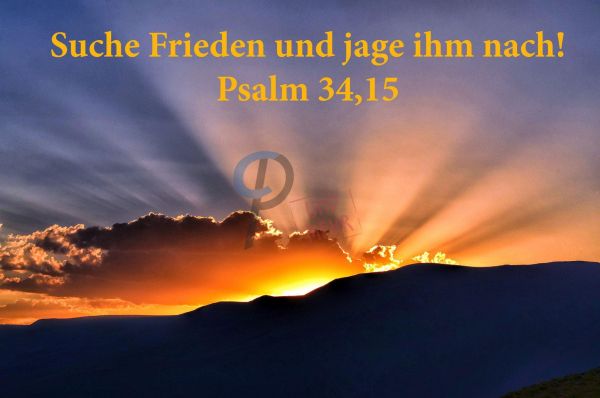 564 Jahreslosung 2019 rote Sonne