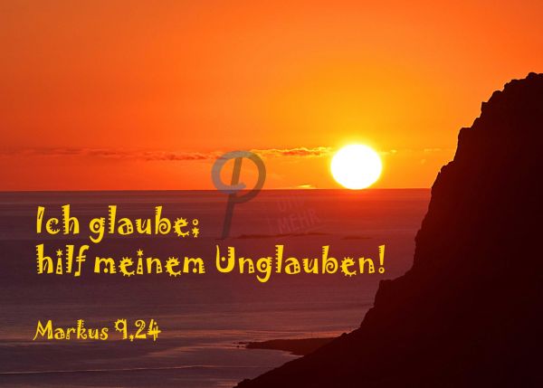 708 - Jahreslosung 2020 - Sonnenuntergang am Meer 1