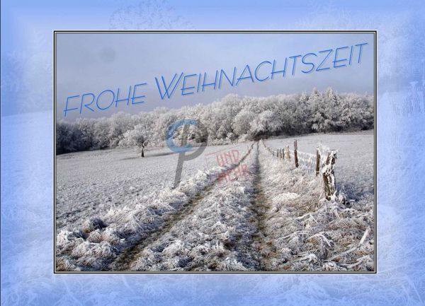 125-Weihnachtskarte im Set "simpel"