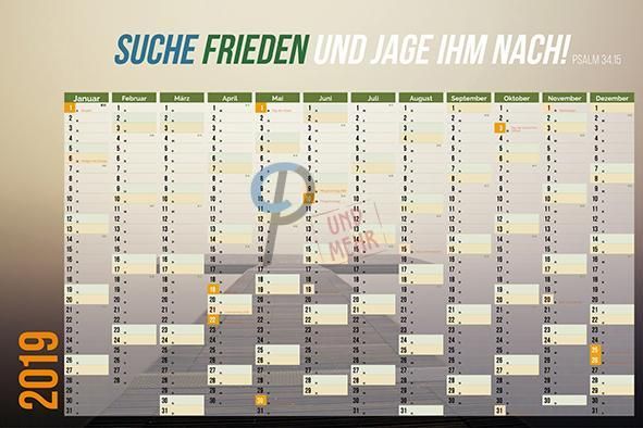 579 - Jahresplaner 2019 Steg