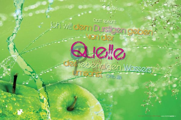 506 - Jahreslosung 2018 Apfel quer